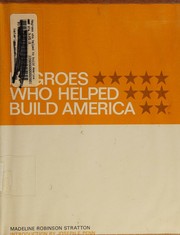 Front cover of Negroes who helped build America by Madeline Robinson Stratton