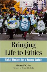 Cover of Bringing Life to Ethics by Fox, Michael W.