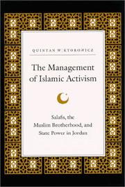 Front cover of The management of Islamic activism by Quintan Wiktorowicz