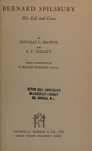 Cover of Bernard Spilsbury by Douglas G. Browne
