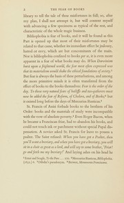 Front cover of The fear of books by Holbrook Jackson