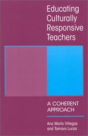 Front cover of Educating culturally responsive teachers by Ana María Villegas