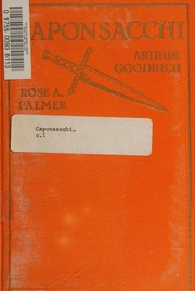 Cover of Caponsacchi by Arthur Frederick Goodrich