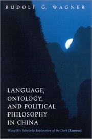 Front cover of Language, ontology, and political philosophy in China by Rudolf G. Wagner