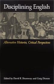 Front cover of Disciplining English by David R. Shumway