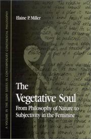 Front cover of The Vegetative Soul by Elaine P. Miller