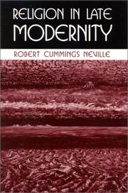 Front cover of Religion in Late Modernity by Robert Cummings Neville