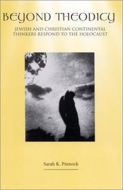 Front cover of Beyond Theodicy by Sarah Katherine Pinnock