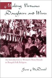 Cover of Making Virtuous Daughters and Wives by June McDaniel
