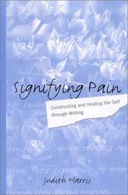 Cover of Signifying Pain by Judith Harris
