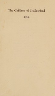 Front cover of The children of Shallowford by Henry Williamson