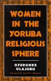Front cover of Women in the Yoruba religious sphere by Oyeronke Olajubu