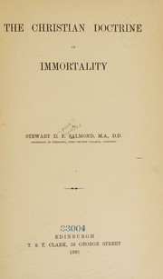 Front cover of The Christian doctrine of immortality by S. D. F. Salmond