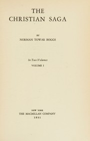 Front cover of The Christian saga by Norman Towar Boggs