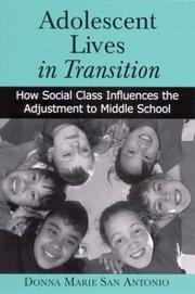 Front cover of Adolescent Lives in Transition by Donna Marie San Antonio