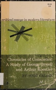 Front cover of Chronicles of conscience by Jenni Calder