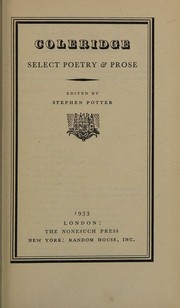 Cover of Coleridge by H. D. (Henry Duff) Trail