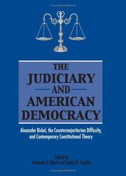 Front cover of The Judiciary in American Democracy by Unknown