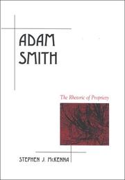 Cover of Adam Smith by Stephen J. McKenna