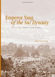 Front cover of Emperor Yang of the Sui Dynasty by Victor Cunrui Xiong