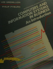 Front cover of Computers and information systems in business by Lee L. Gremillion