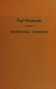 Front cover of A concentrated course in traditional harmony by Paul Hindemith