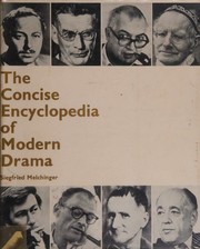 Front cover of The concise encyclopedia of modern drama by Siegfried Melchinger