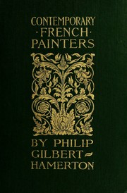 Front cover of Contemporary French painters by Hamerton, Philip Gilbert