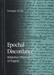 Front cover of Epochal Discordance by Veronique M. Foti
