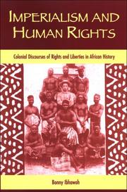 Cover of Imperialism and human rights by Bonny Ibhawoh