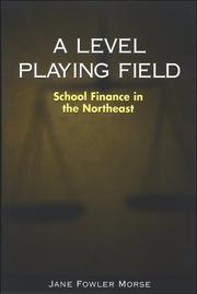 Cover of A Level Playing Field by Jane Fowler Morse
