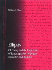 Cover of Ellipsis by William S. Allen