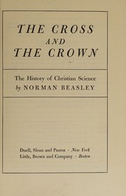 Cover of The cross and the crown by Norman Beasley