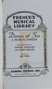 Cover of Dames At Sea, A Musical Comedy by George Haimsohn