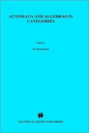 Front cover of Automata and algebras in categories by Adámek, Jiří ing.
