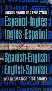 Front cover of Diccionario matemático by Mariano García Rodríguez