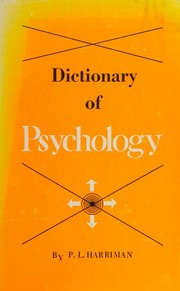 Front cover of Dictionary of psychology by Philip Lawrence Harriman