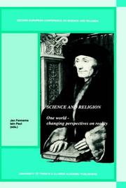 Front cover of Science and religion by European Conference on Science and Religion (2nd 1988 Enschede, Netherlands)