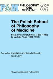 Front cover of The Polish School of Philosophy of Medicine by Ilana Löwy