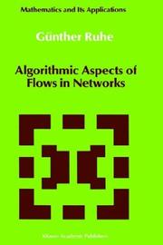 Front cover of Algorithmic Aspects of Flows in Networks by Günther Ruhe