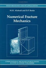 Front cover of Numerical fracture mechanics by M. H. Aliabadi