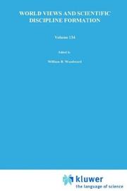 Front cover of World views and scientific discipline formation by R. S. Cohen