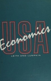 Cover of Economics USA by Harold R. Leith