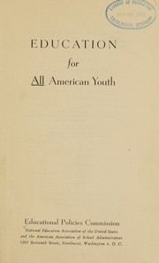 Cover of Education for all American youth by Educational Policies Commission.