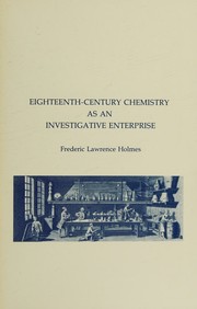 Front cover of Eighteenth-century chemistry as an investigative enterprise by Frederic Lawrence Holmes