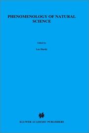 Cover of Phenomenology of natural science by Lester Embree