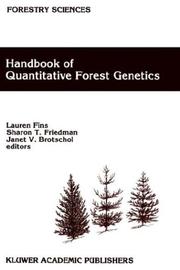 Front cover of Handbook of quantitative forest genetics by Lauren Fins