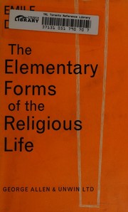 Front cover of Elementary Forms of the Religious Life by Émile Durkheim