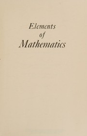 Front cover of Elements of mathematics by Helen Murray Roberts