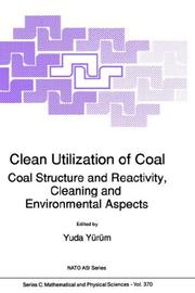 Cover of Clean utilization of coal by Yuda Yürüm